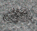 Matrona-kokoelma, Lohikäärme, keihäänkärjen koristeaihe, Suomen viikinkiaika