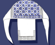 Deisis-collection, Paradise gowns detailphoto from sleeve-cuff, decoreted with border-lace.