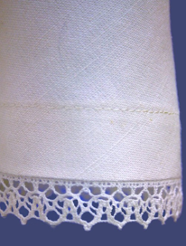 Deisis-collection, Christening gowns collar in detail