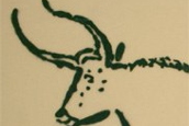 Matrona-collection, Chinese Horse, cave painting from France, Stone Age