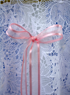 Orarium-collection, Christening gowns, Guipure-lace shoes, cotton.